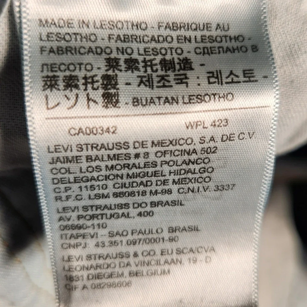 Levis 514 Jeans Men's 34X30 Blue Regular Fit Medium‎ Wash Denim 00505-4010